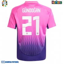 Camisa de Futebol Alemanha Ilkay Gundogan #21 Equipamento Secundário Europeu 2024 Manga Curta